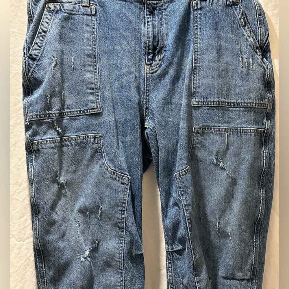 Anthropologie Pilcro patched jeans 20W